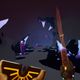 Venturing through a cave. I believe this is from the Rift version as I don’t recall the sword ever being translucent like that in the final Quest version.